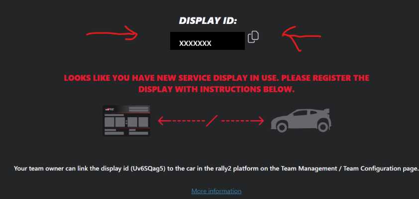 How to use service displays – TGR-WRT